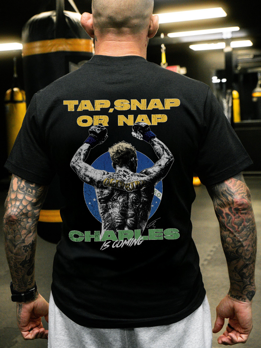 Tap Snap or Nap Charles Oliveira Siyah